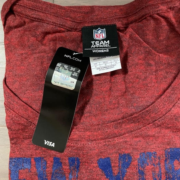 NY Giants Women's T-Shirt SZ M - Picture 7 of 8